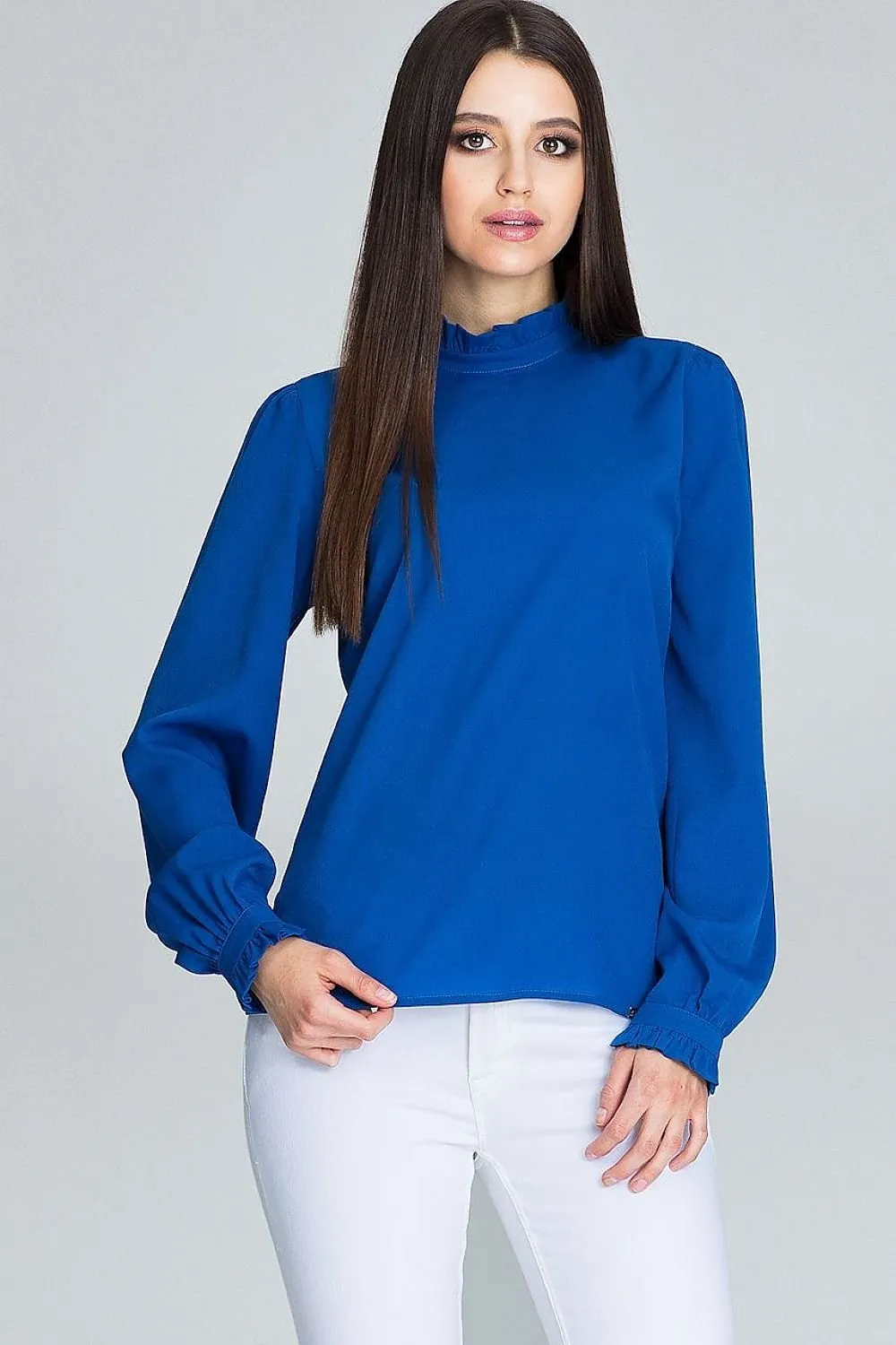 A very Elegant Blouse With Pleated Figl