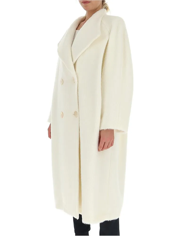 Alberta Ferretti Double Breasted Long Coat