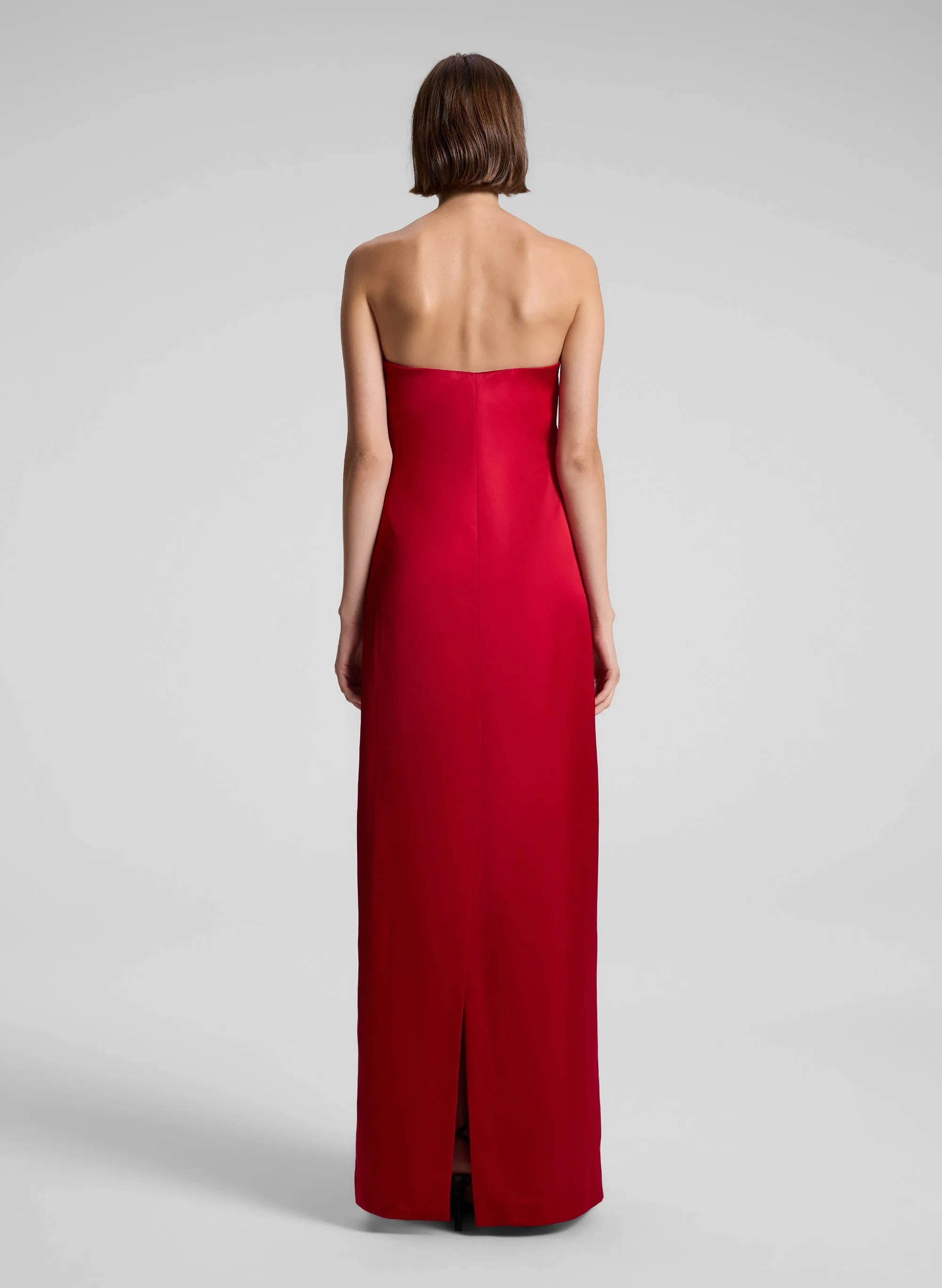 Ani Strapless Satin Gown