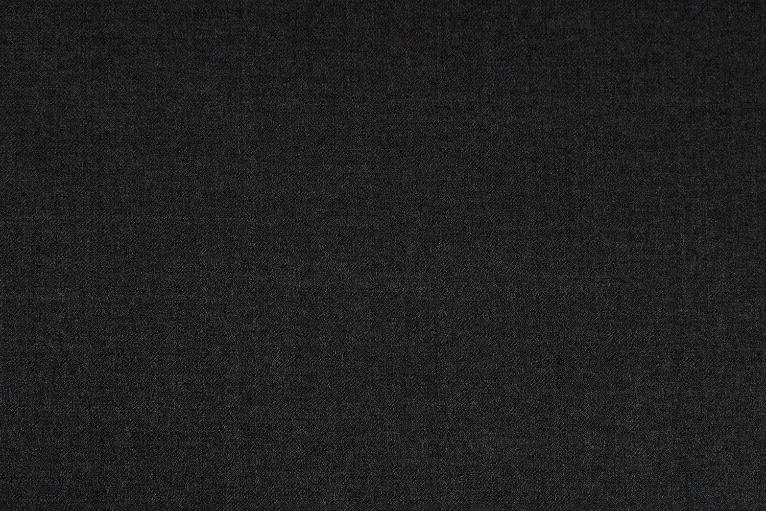 Black Plain Wool Fabric