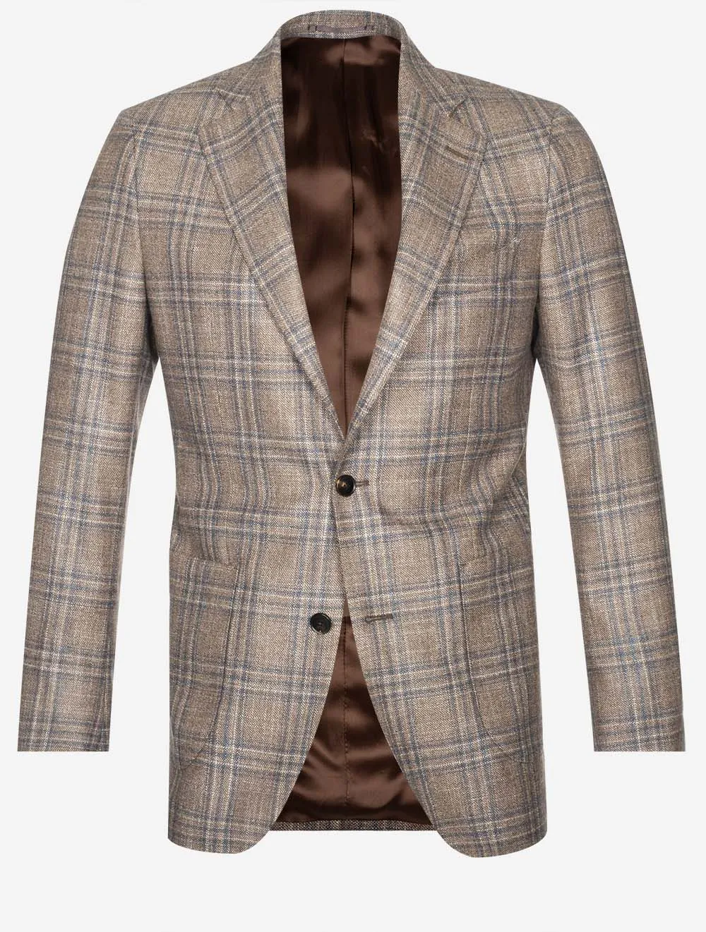 Brown Glencheck Jacket Brown