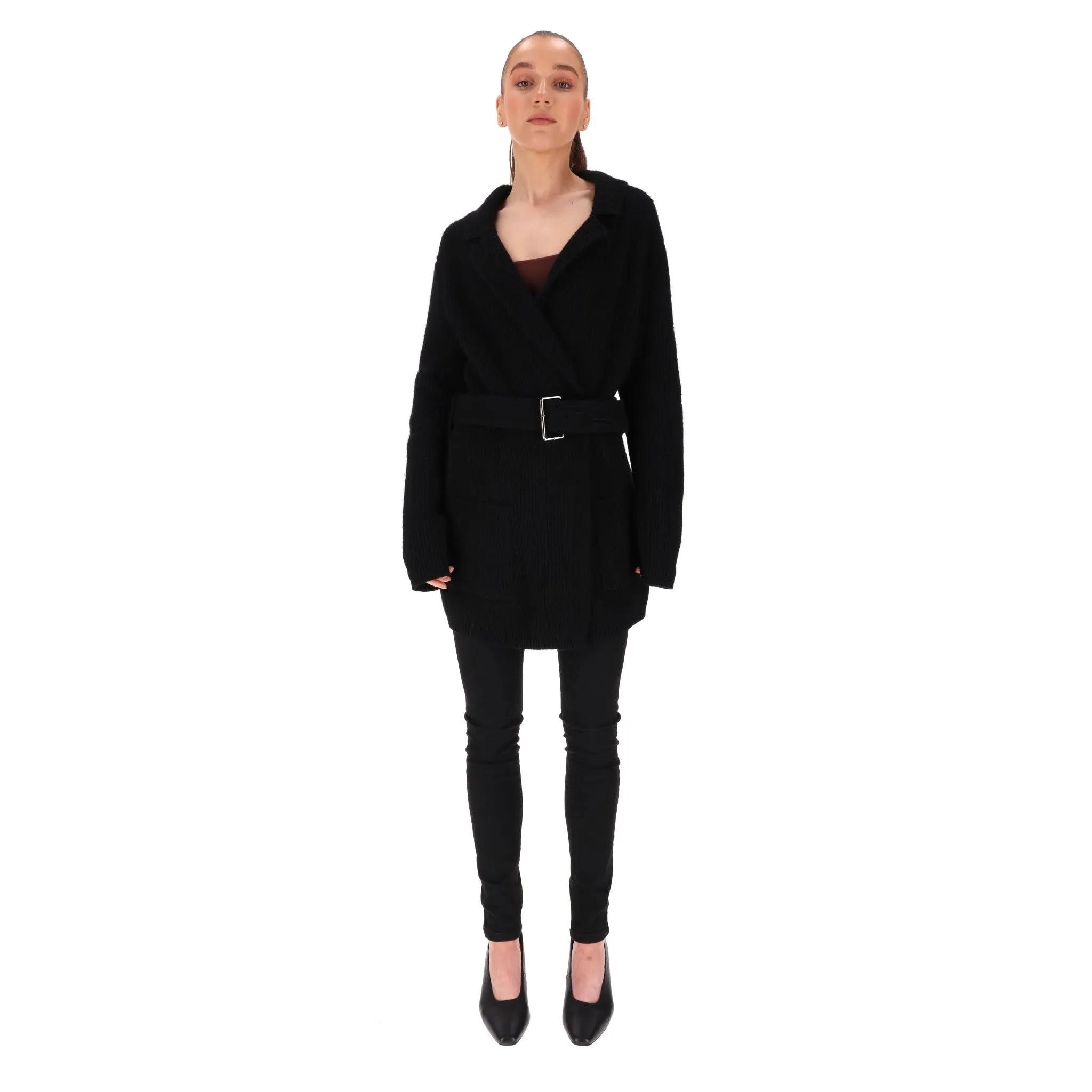 Chanel Belted Cashmere 'Gabrielle Coco' Cardi Coat. Size 40FR