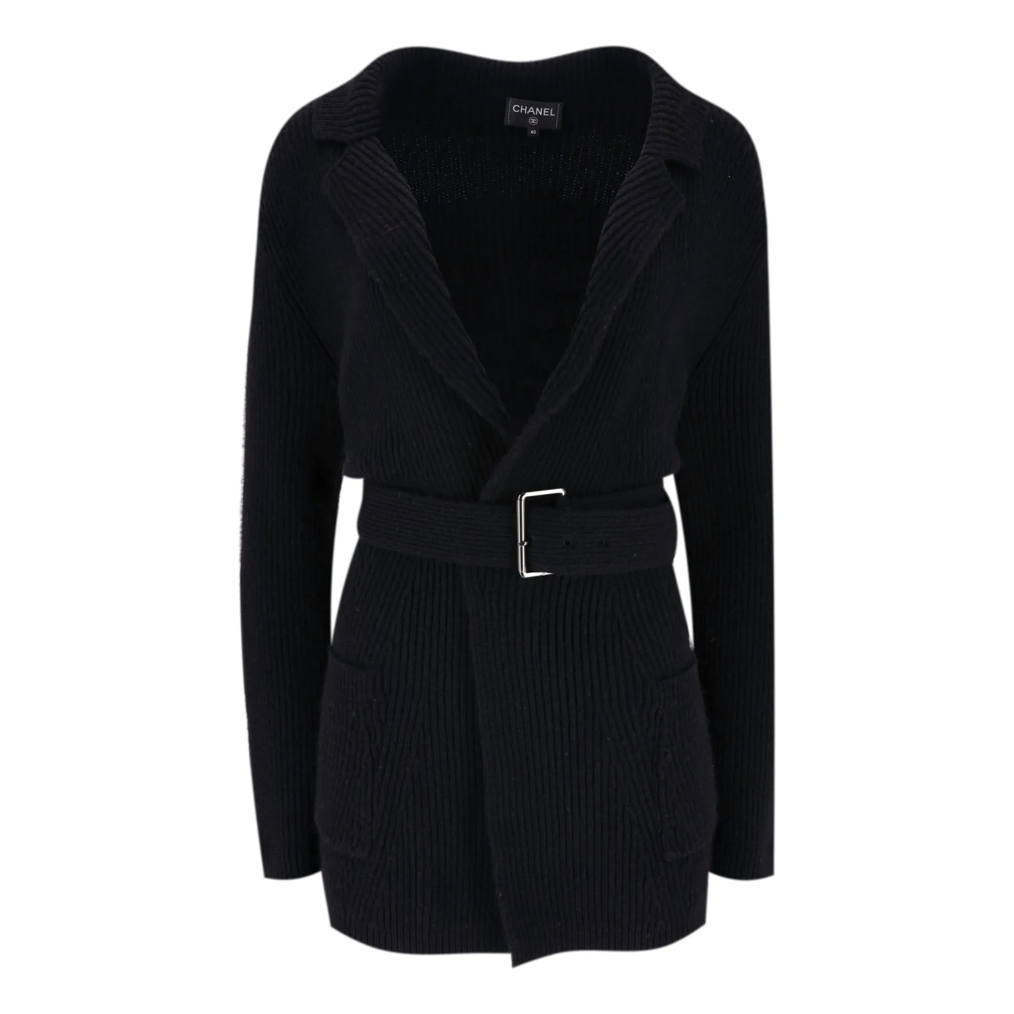 Chanel Belted Cashmere 'Gabrielle Coco' Cardi Coat. Size 40FR