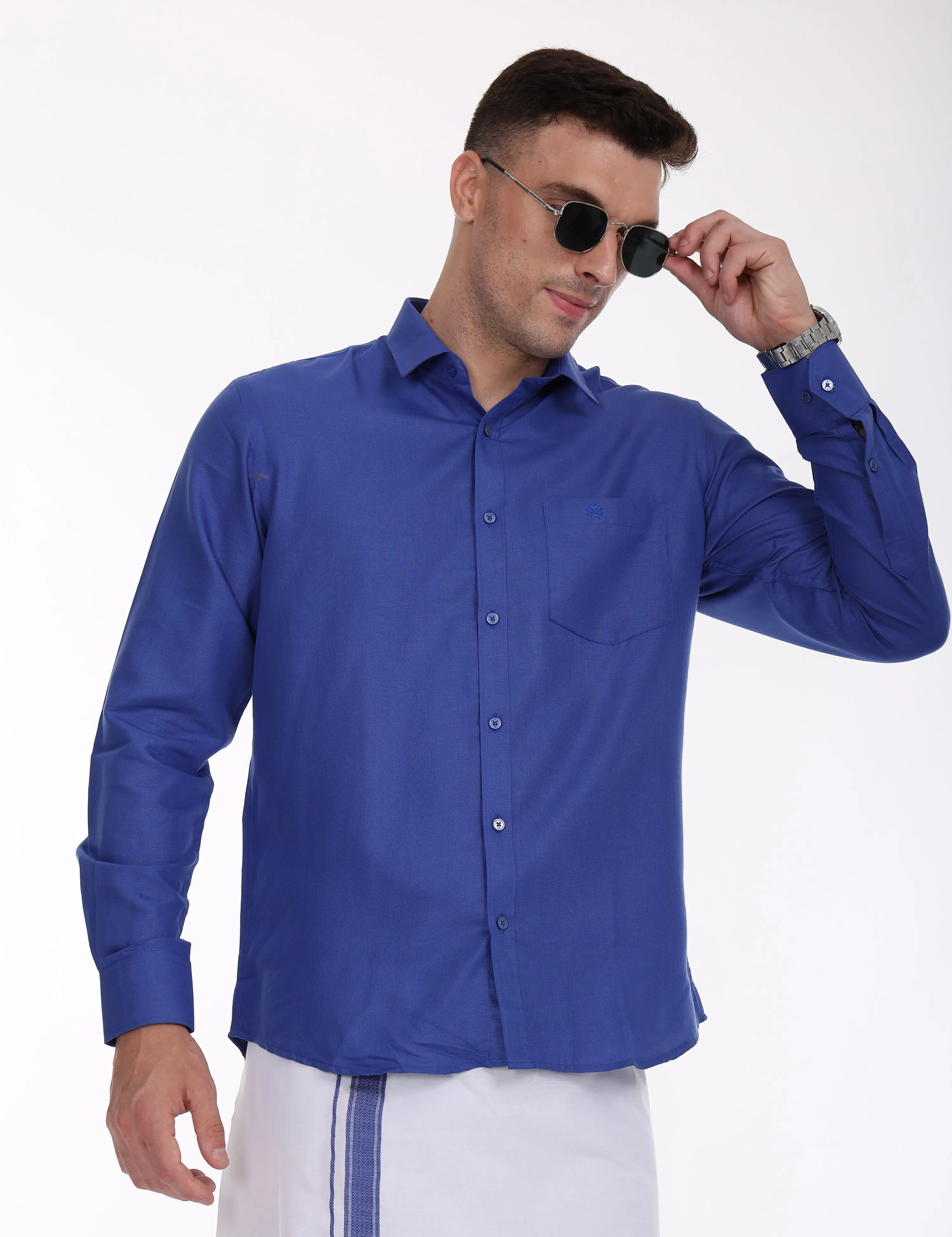 Cool Club Plus Cotton colour Shirt Full Sleeve - 31005