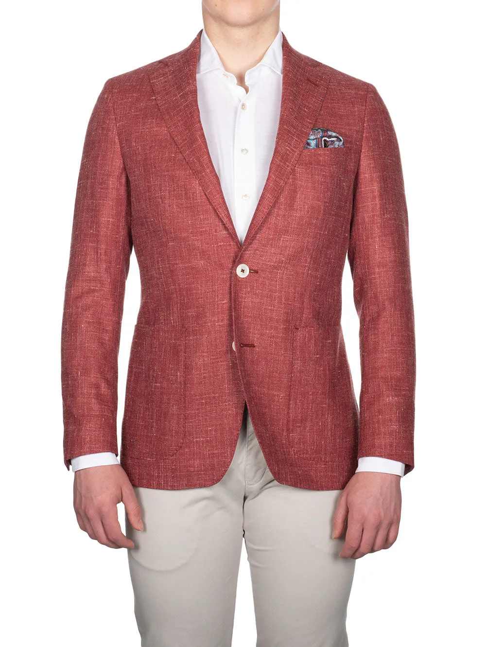 DelFino Half Lined Jacket Red