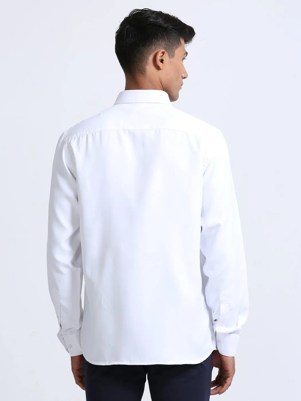 Economic Ginger White Shirt Full Sleeve