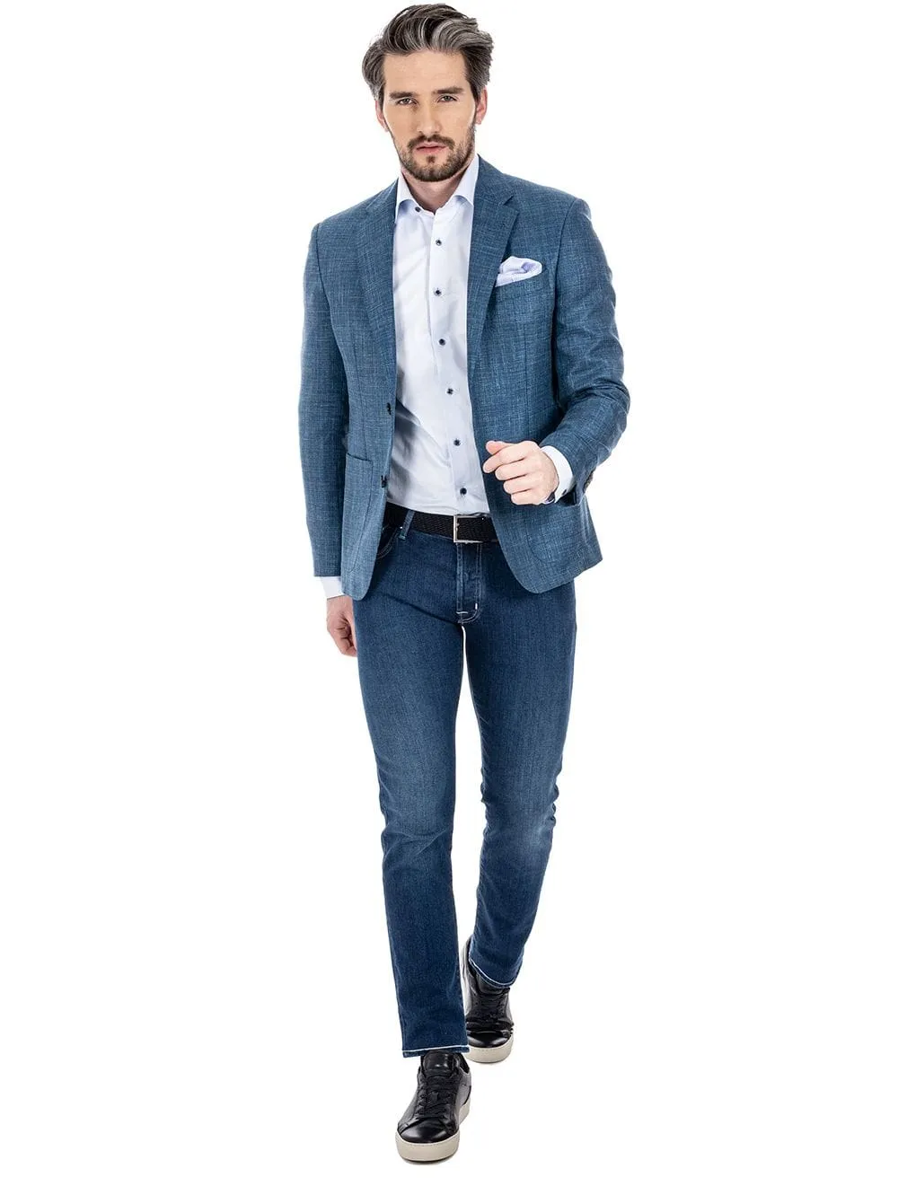 Fleck Loro Piana Blazer Blue