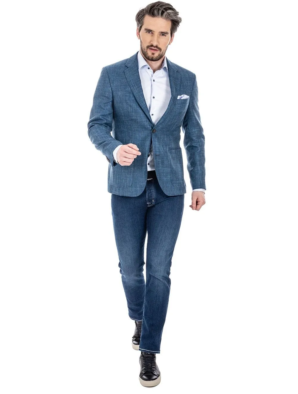 Fleck Loro Piana Blazer Blue