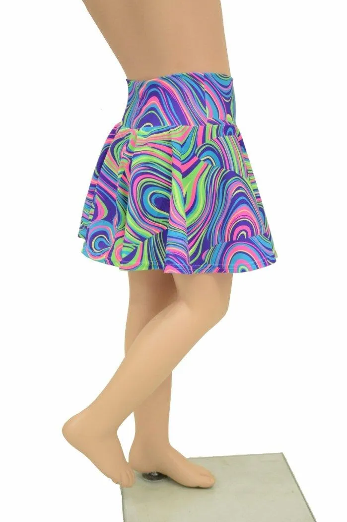 Glow Worm UV Kids Skirt or Skort