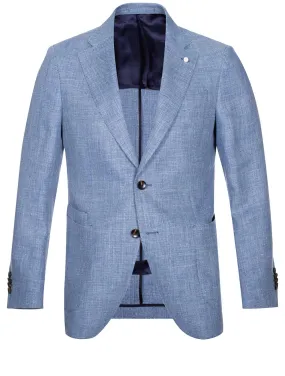 Half Lined Sports Jacket Light Blue