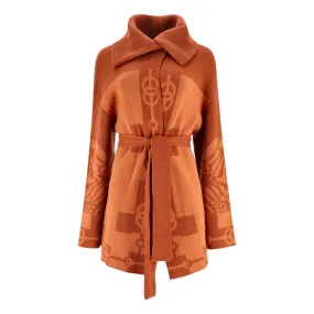 Hermes Cliquetis Cashmere Cardi/Coat. Size 36FR