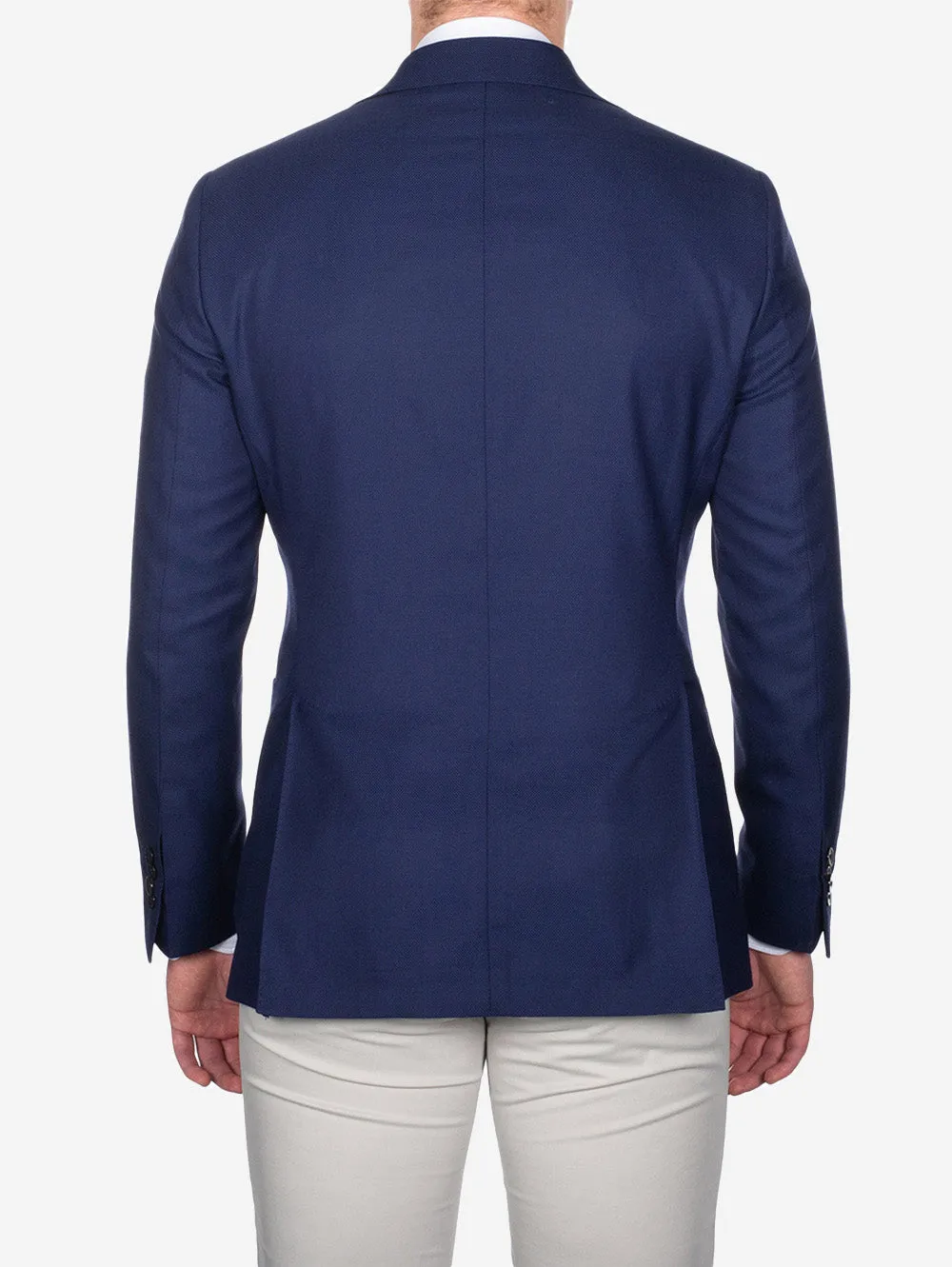 Hopsack Patch Pocket Sports Jacket Blue