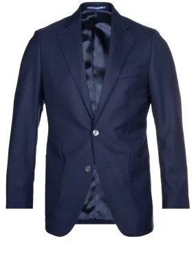 Hopsack Sports Jacket Blue