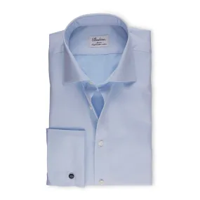 ID60406 Stenstroms Sky Blue Double Cuff Shirt