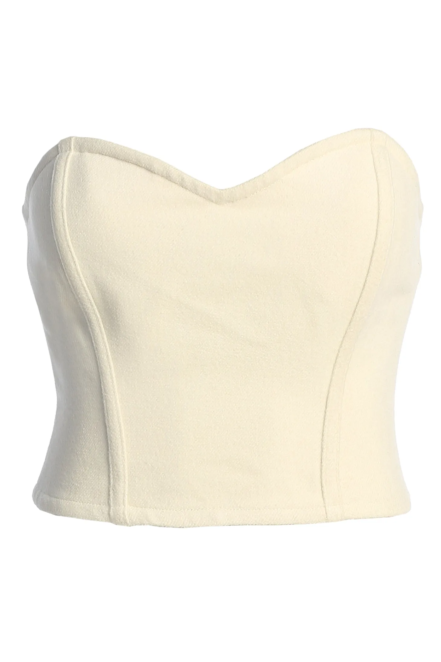 Ivory ALL YOU NEED WOVEN CORSET