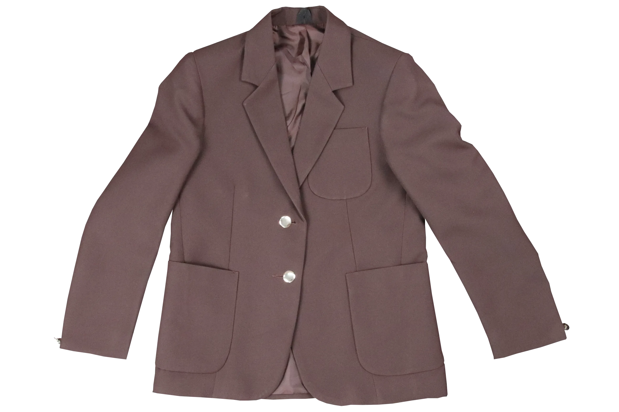 Ladies Plain Blazer - Brown