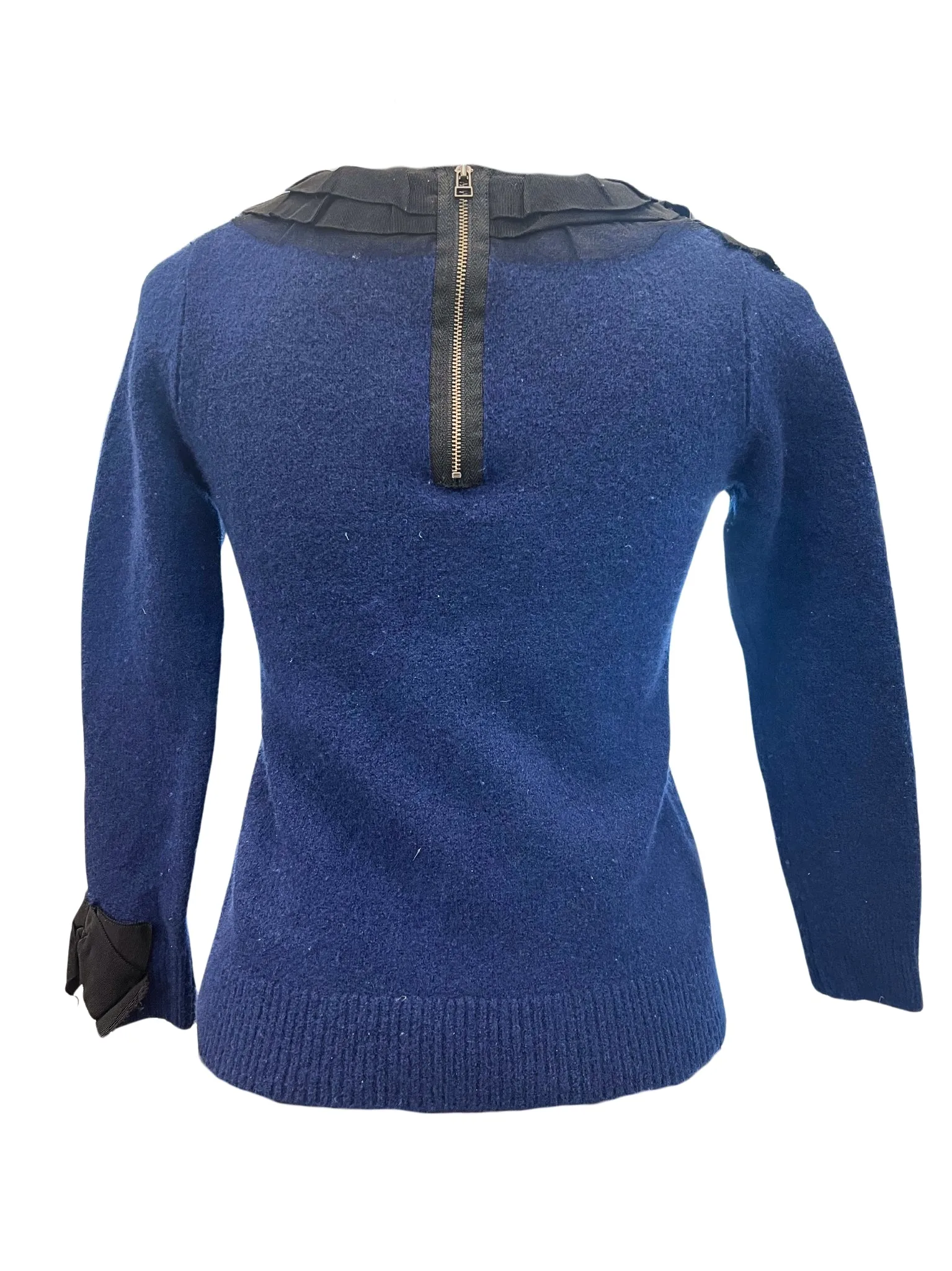 Lanvin En Bleu Wool Sweater