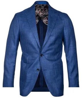 Loro Piana Wool Silk And Linen Jacket Blue