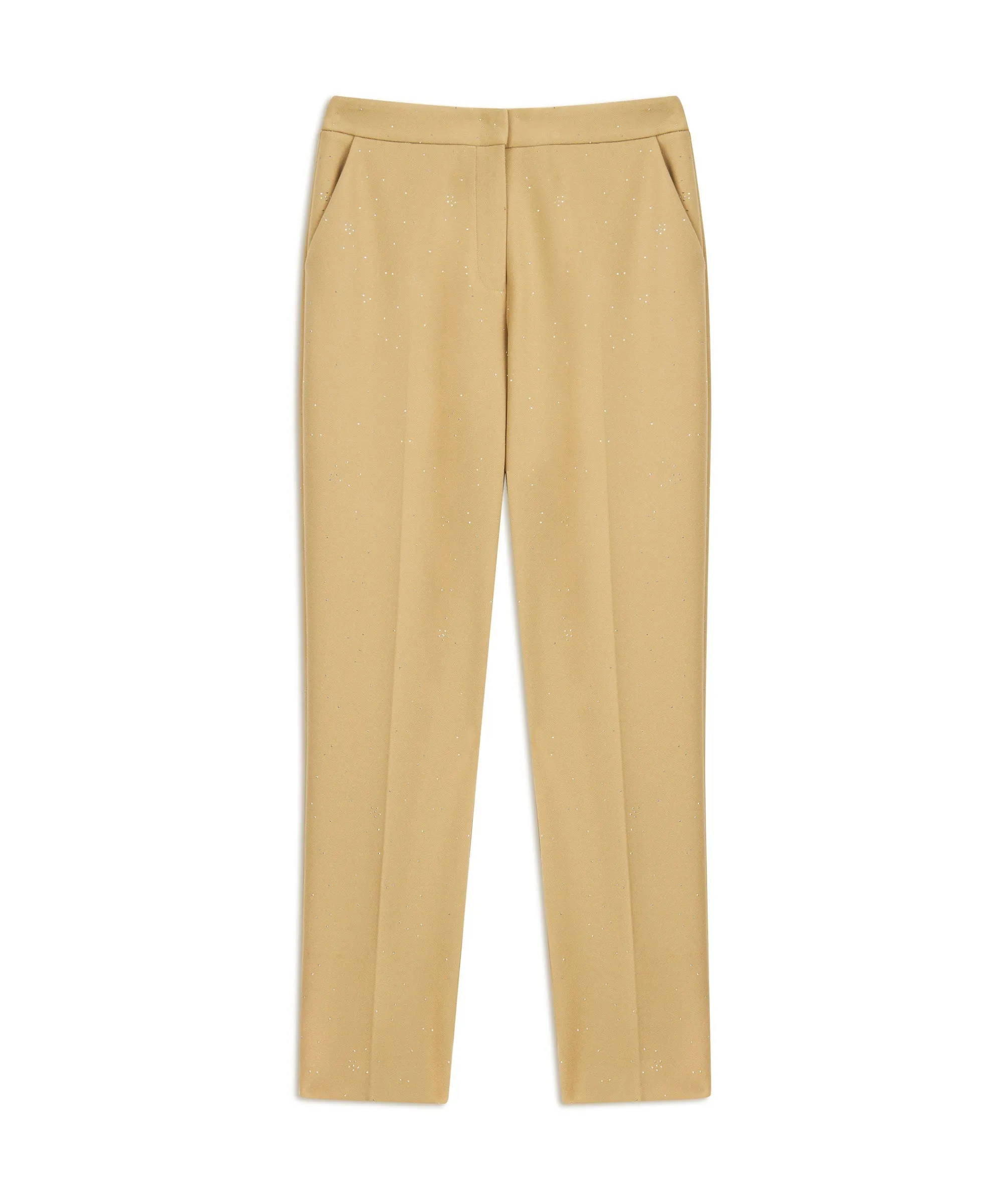 Machka Hotfix Printed Trousers Natural