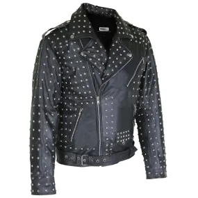 Marlon Black Brando Genuine Leather Jacket