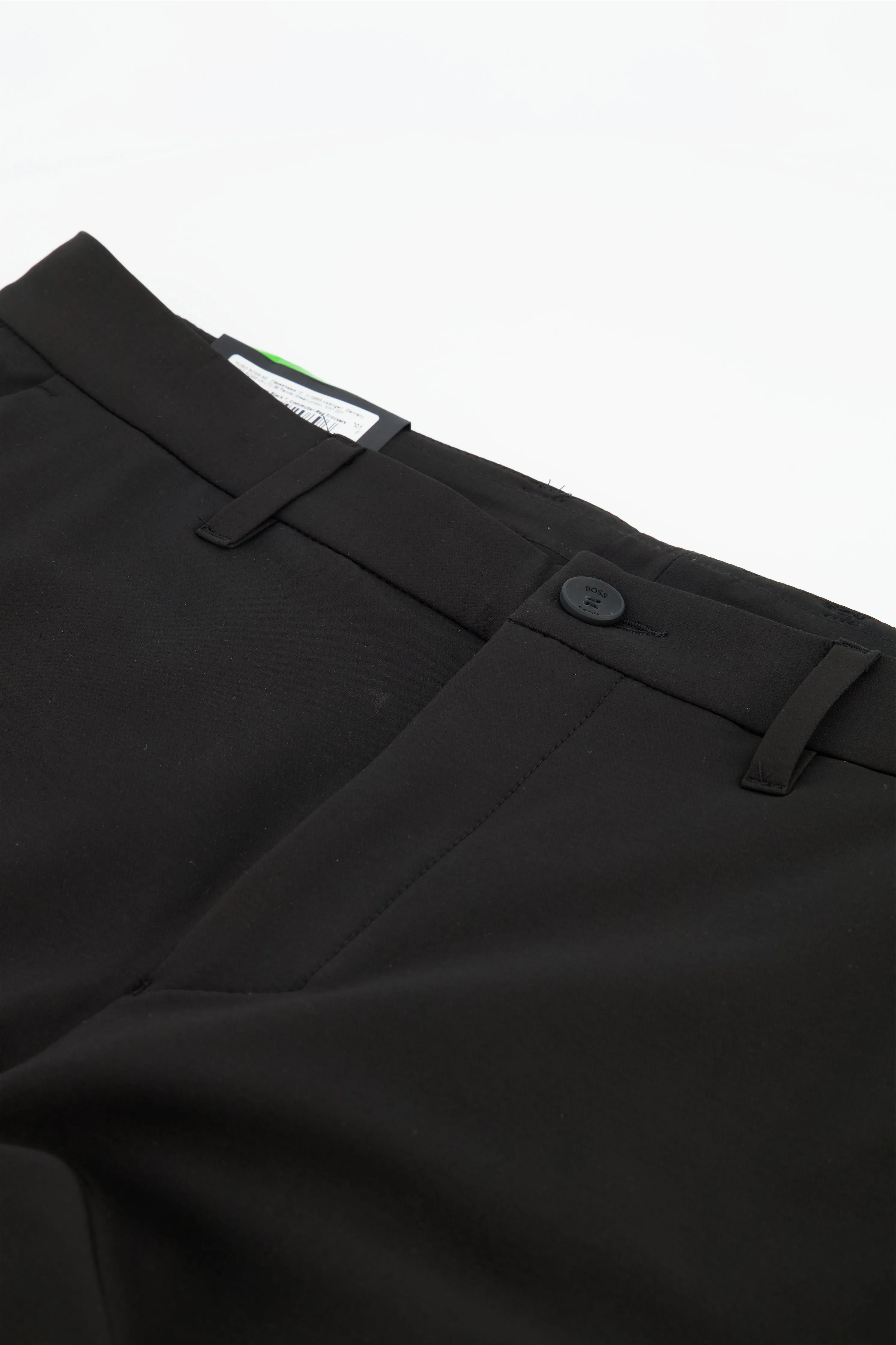 Men's BOSS Green Black T_Commuter-Reg Trousers