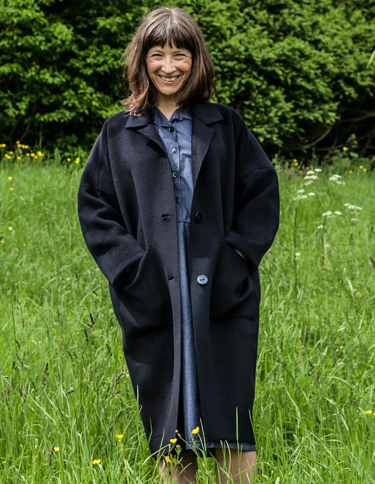 PDF Pattern - Unlined Raw-edged Coat | The Makers Atelier