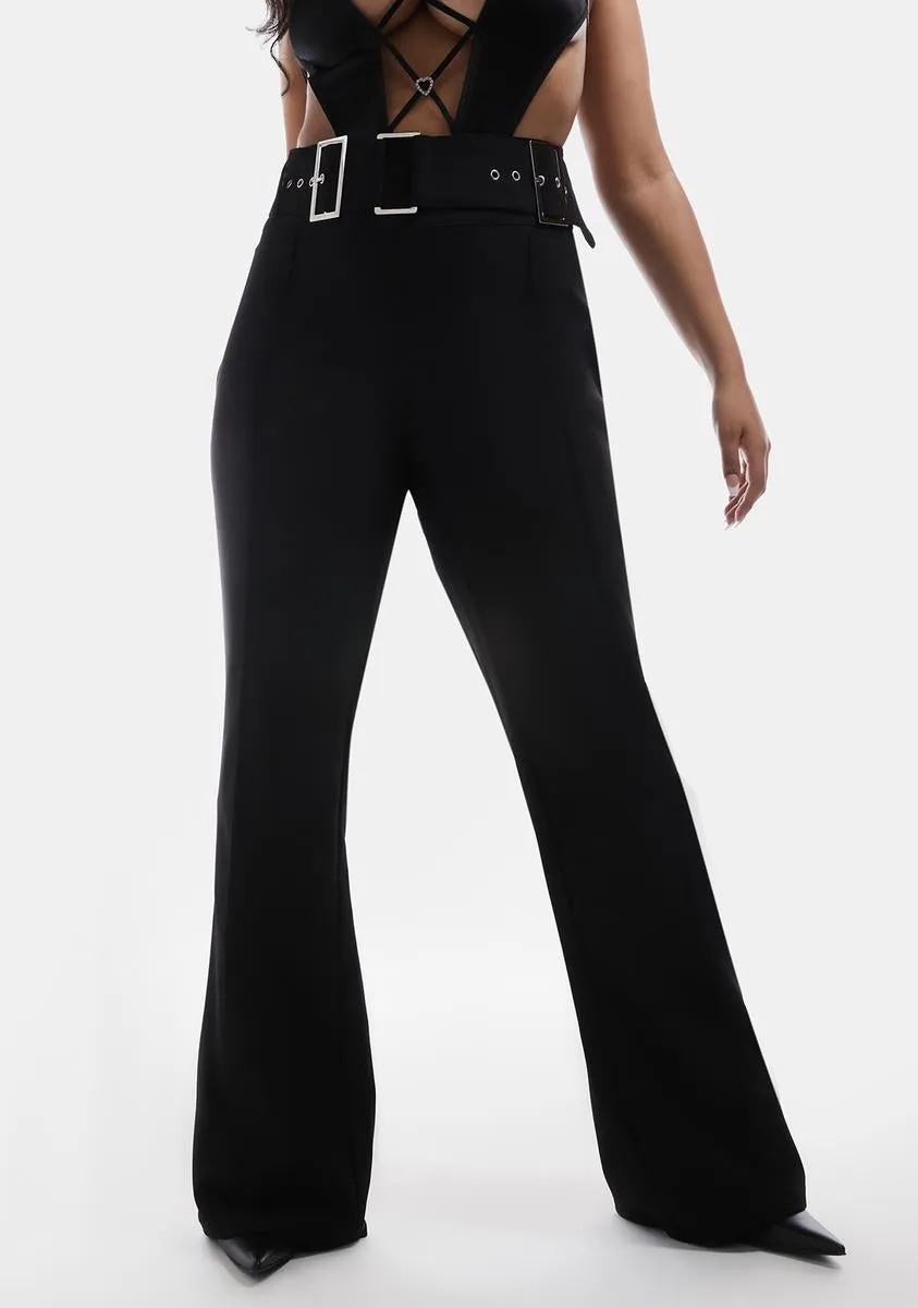 Plus Attitude Buckle Pants