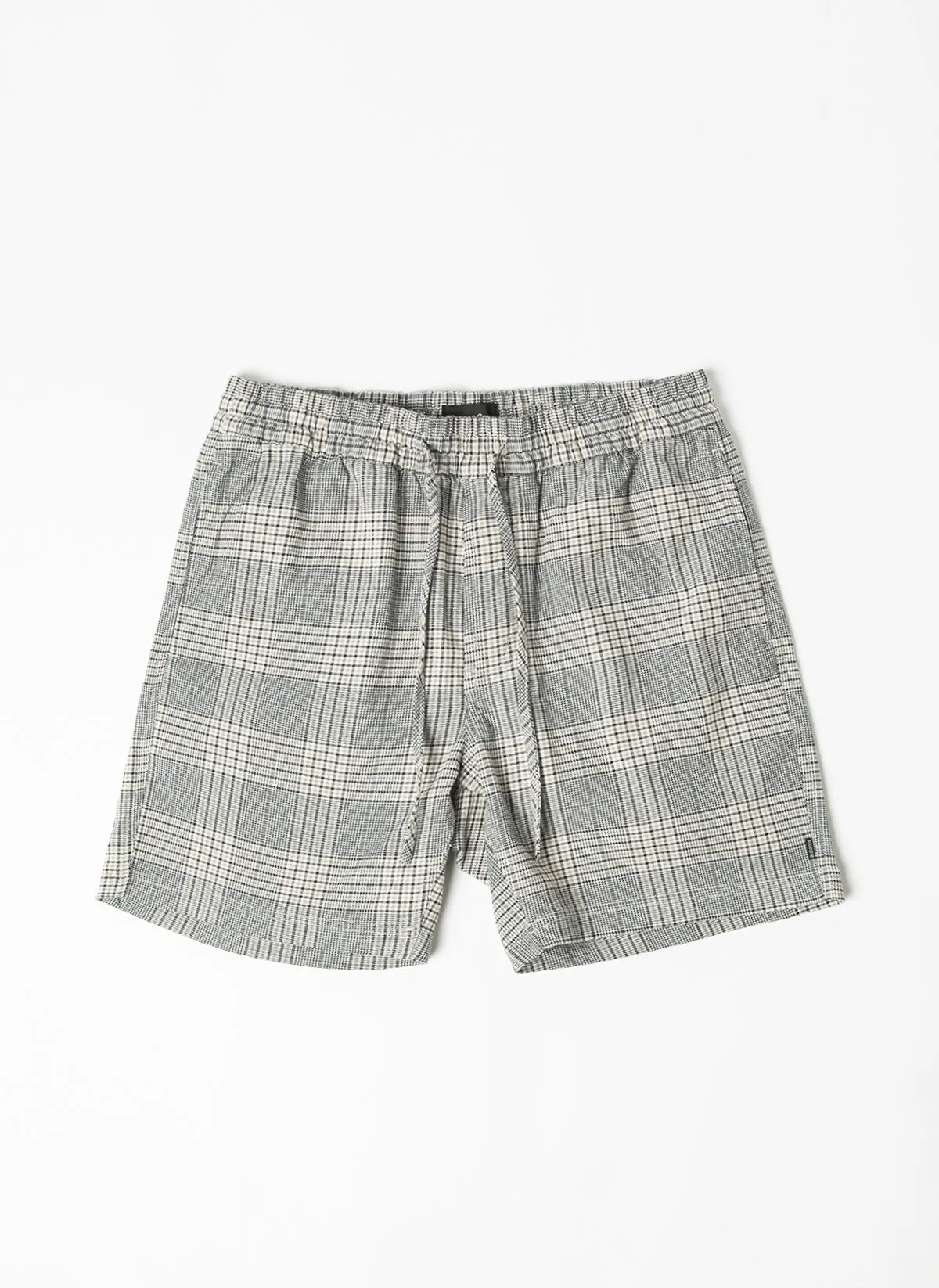 Poolside 17" Short Grey Check