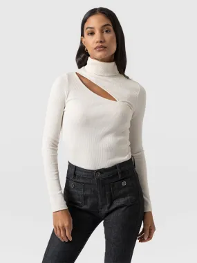 Reveal Turtle Neck - Cream