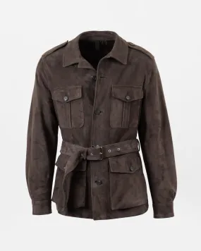 SAHARA  Belted Jacket  - Brown