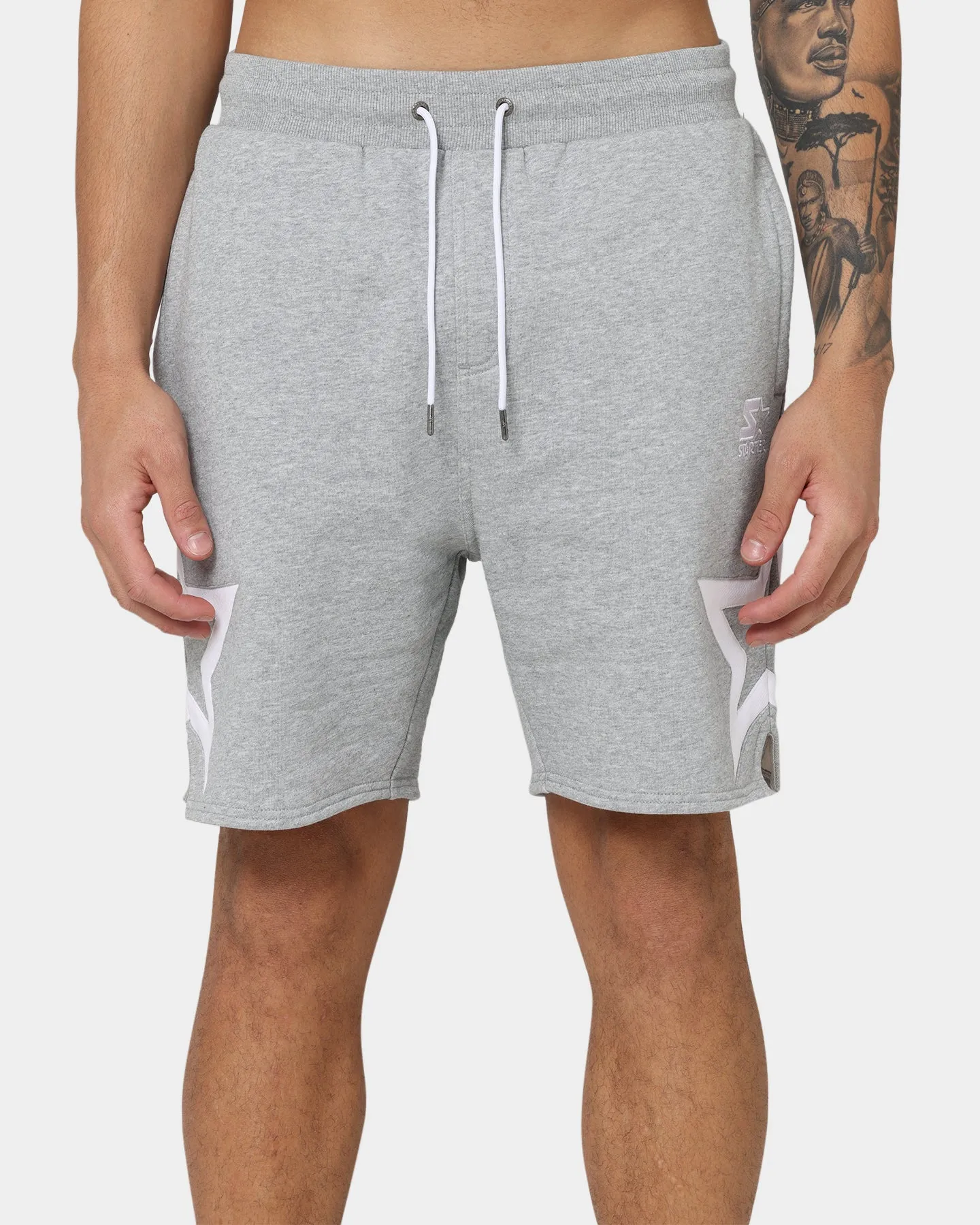 Starter Stars Shorts Grey Marle