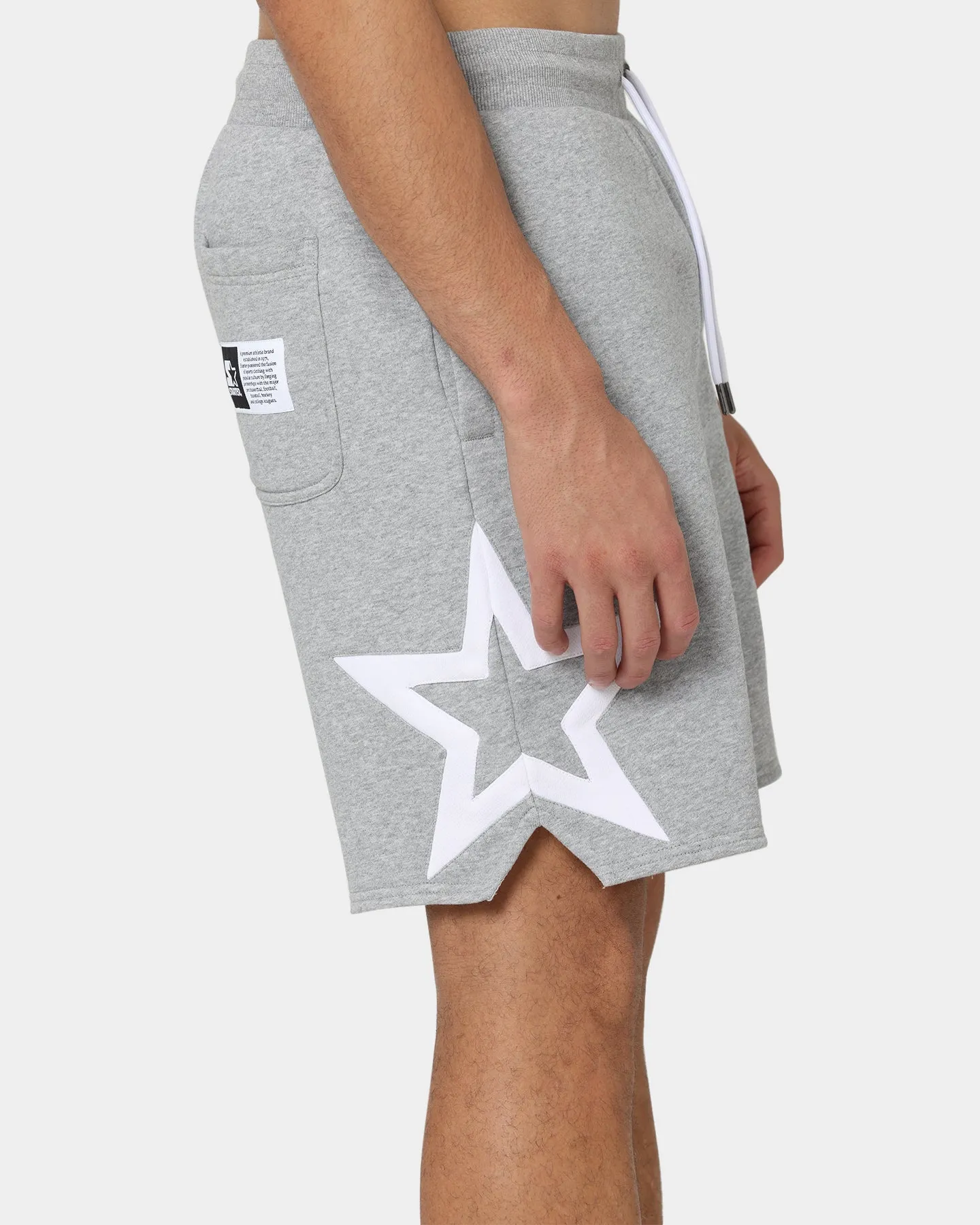 Starter Stars Shorts Grey Marle