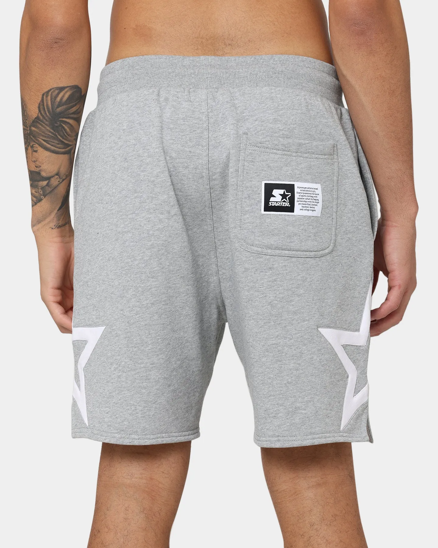 Starter Stars Shorts Grey Marle