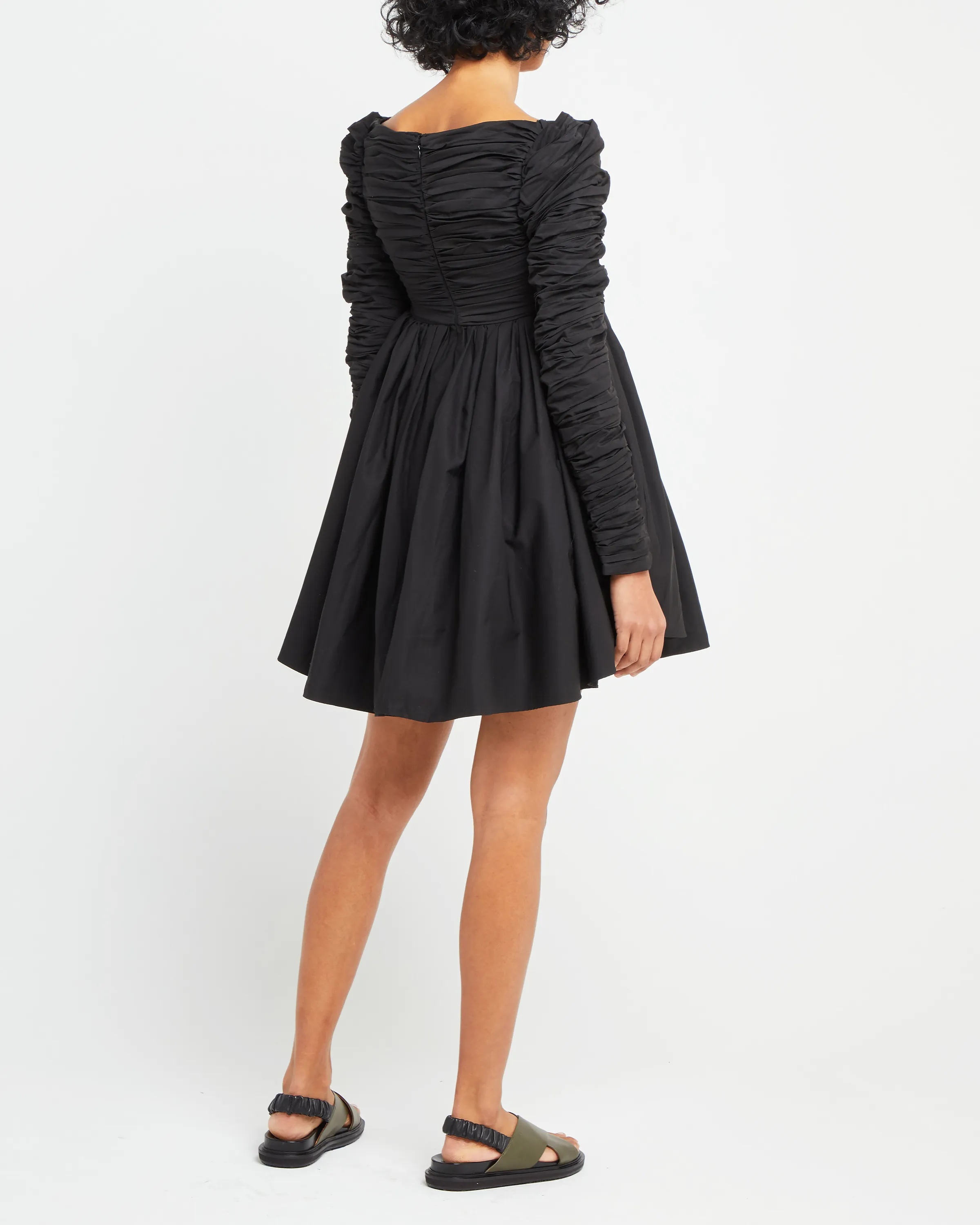 Structured Long-Sleeve Frock