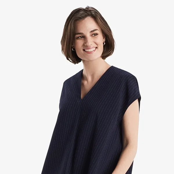 Townsend Top - Stripe :: Navy/White