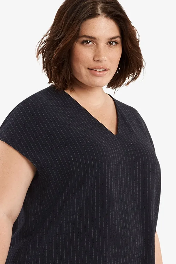 Townsend Top - Stripe :: Navy/White