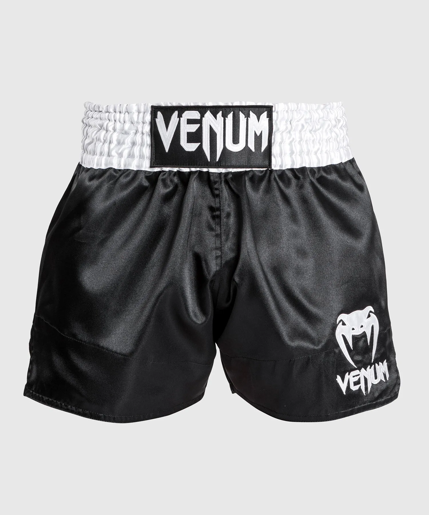 Venum Classic - Muay Thai Short Black/White/White