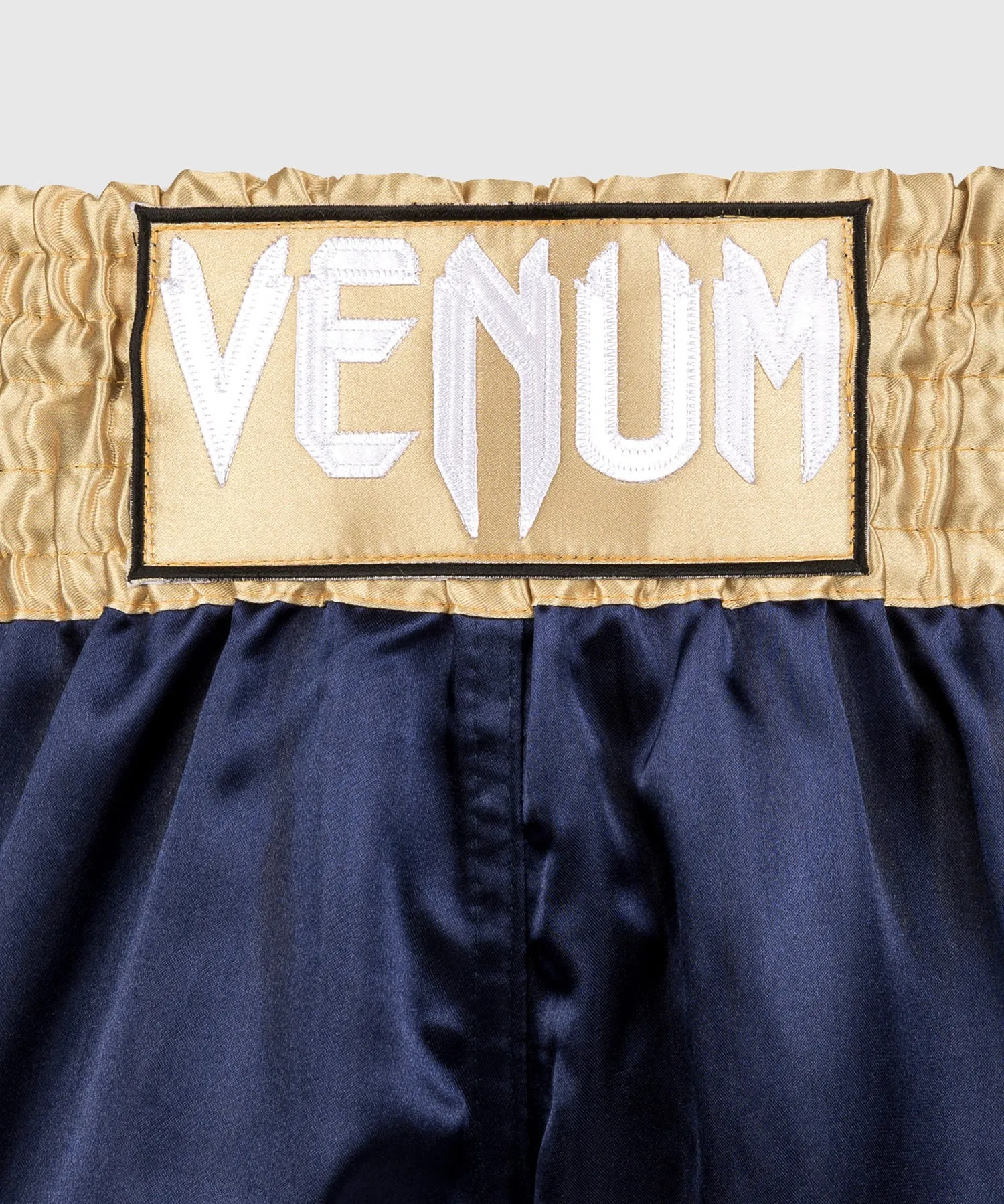 Venum Classic Muay Thai Shorts - Navy Blue/Gold