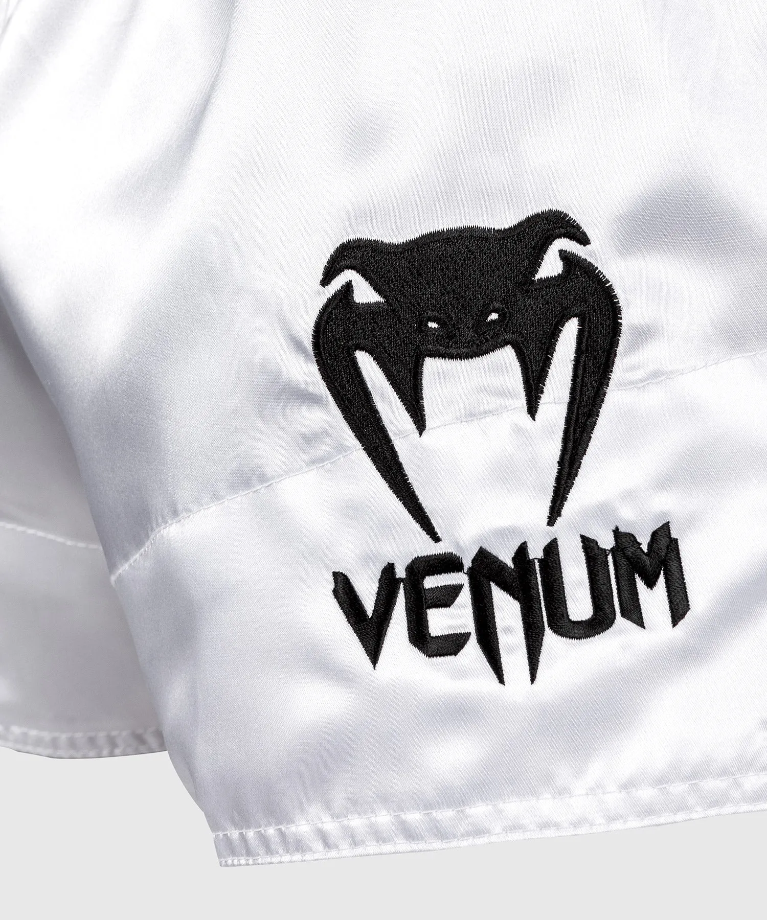 Venum Classic Muay Thai Shorts - White/Black