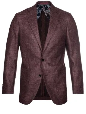 Weave Sports Jacket Wine